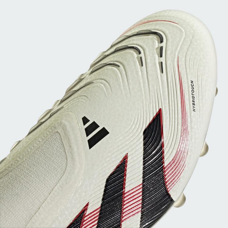adidas adidas Predator Elite Laceless AG Fu&szlig;ballschuh Fu&szlig;ballschuhe - Off White / Core Black / Pure Ruby - 5 | SportScheck