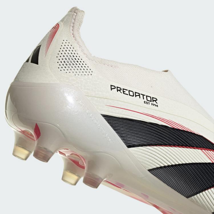 adidas adidas Predator Elite Laceless AG Fu&szlig;ballschuh Fu&szlig;ballschuhe - Off White / Core Black / Pure Ruby - 6 | SportScheck
