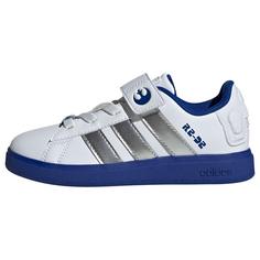 adidas adidas x Star Wars Grand Court 2.0 Schuh Sneaker Kinder Cloud White / Silver Metallic / Royal Blue