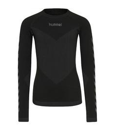 hummel First Seamless T-Shirt Kids  F2001 Funktionsshirt Kinder Schwarz
