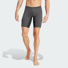 Rückansicht von adidas Performance Jammer-Badehose Badeshorts Herren Black