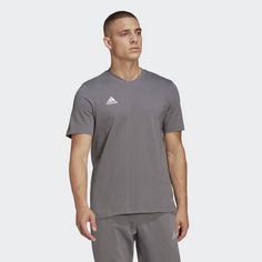 Rückansicht von adidas Entrada 22 T-Shirt Funktionsshirt Herren Team Grey Four