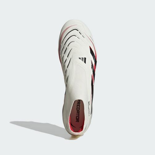 Rückansicht von adidas Predator Elite FG Fußballschuh Fußballschuhe Off White / Core Black / Pure Ruby