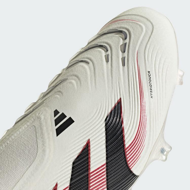 adidas adidas Predator Elite FG Fu&szlig;ballschuh Fu&szlig;ballschuhe - Off White / Core Black / Pure Ruby - 5 | SportScheck