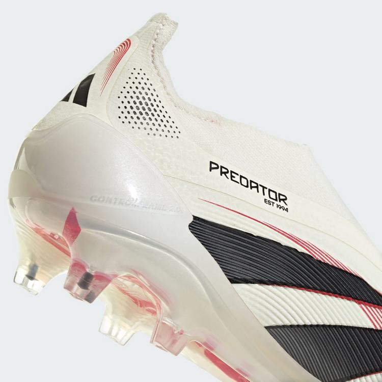 adidas adidas Predator Elite FG Fu&szlig;ballschuh Fu&szlig;ballschuhe - Off White / Core Black / Pure Ruby - 6 | SportScheck