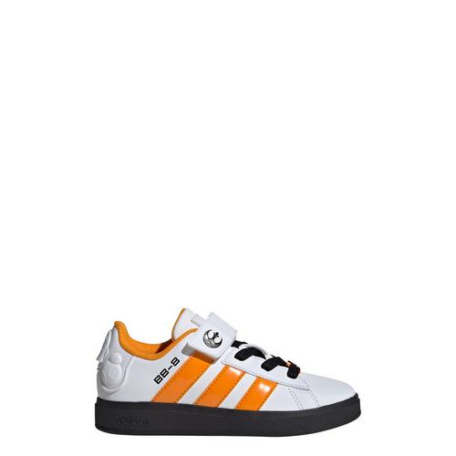 Rückansicht von adidas adidas x Star Wars Grand Court 2.0 Schuh Sneaker Kinder Cloud White / Crew Orange / Core Black