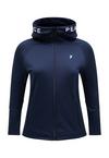 Peak Performance W Rider Zip Hood Fleecejacke Damen - dunkelblau