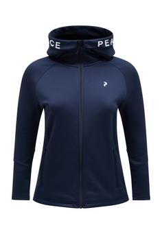 Peak Performance W Rider Zip Hood Fleecejacke Damen DUNKELBLAU