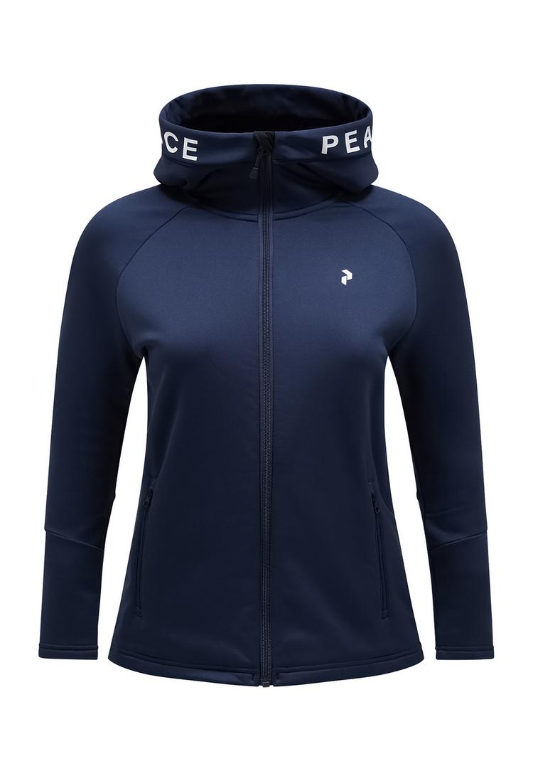 Peak Performance Peak Performance W Rider Zip Hood Fleecejacke Damen - dunkelblau - 0 | SportScheck