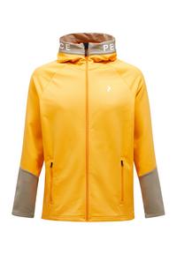 Peak Performance M Rider Zip Hood Fleecejacke Herren - orange