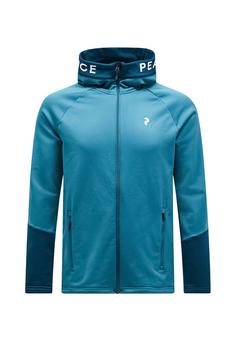 Peak Performance M Rider Zip Hood Fleecejacke Herren PETROL