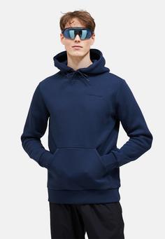 Rückansicht von Peak Performance M Original Small Logo Hood Sweatshirt Herren dunkelblau