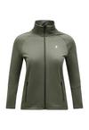 Peak Performance W Rider Zip Jacket Fleecejacke Damen - olive