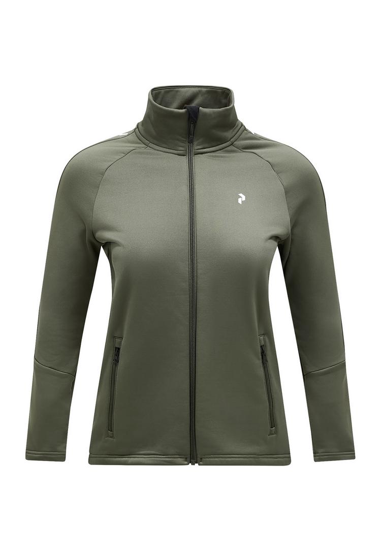 Peak Performance Peak Performance W Rider Zip Jacket Fleecejacke Damen - olive - 0 | SportScheck