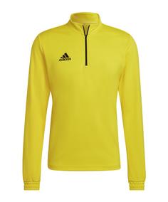 adidas Entrada 22 HalfZip Sweatshirt Funktionssweatshirt Herren gelbschwarz