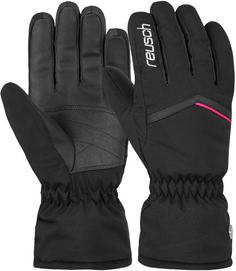 Reusch Marisa Skihandschuhe black/white/pink glo