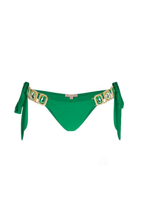 Moda Minx Boujee Tie Side Brazilian Bikini Bottom Bikini Hose Damen
