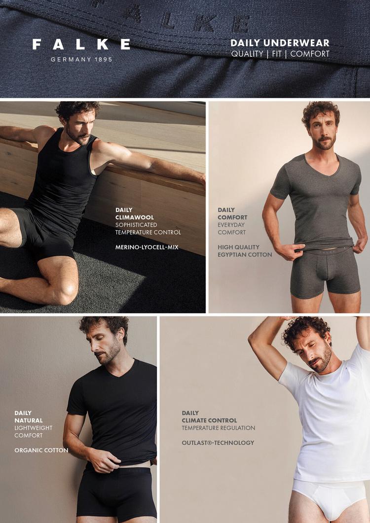 Falke Falke UW Muscle-Shirt WO/CLY m Funktionstop Herren - dark grey -heather (3278) - 4 | SportScheck