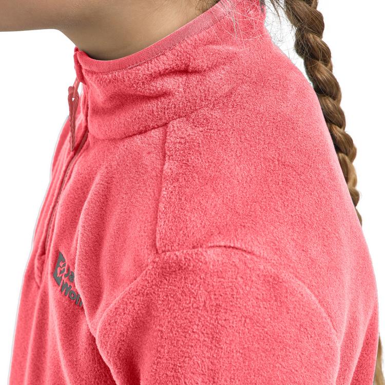 Jack Wolfskin Jack Wolfskin TAUNUS HALFZIP K Fleecepullover Kinder - sunset coral - 3 | SportScheck