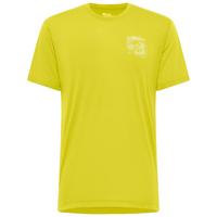 Jack Wolfskin VONNAN GRAPHIC T M Funktionsshirt Herren - EXPLORE chartreuse