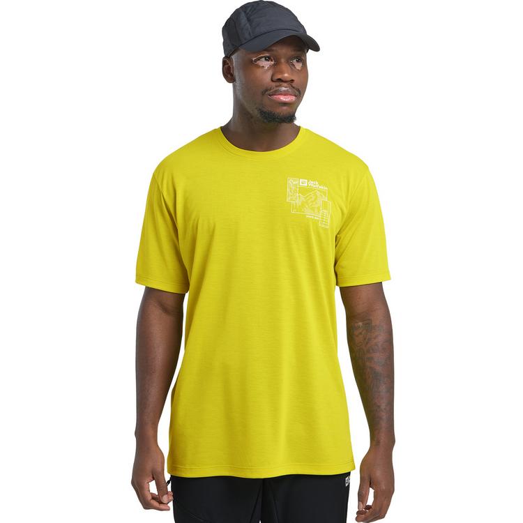 Jack Wolfskin Jack Wolfskin VONNAN GRAPHIC T M Funktionsshirt Herren - EXPLORE chartreuse - 0 | SportScheck