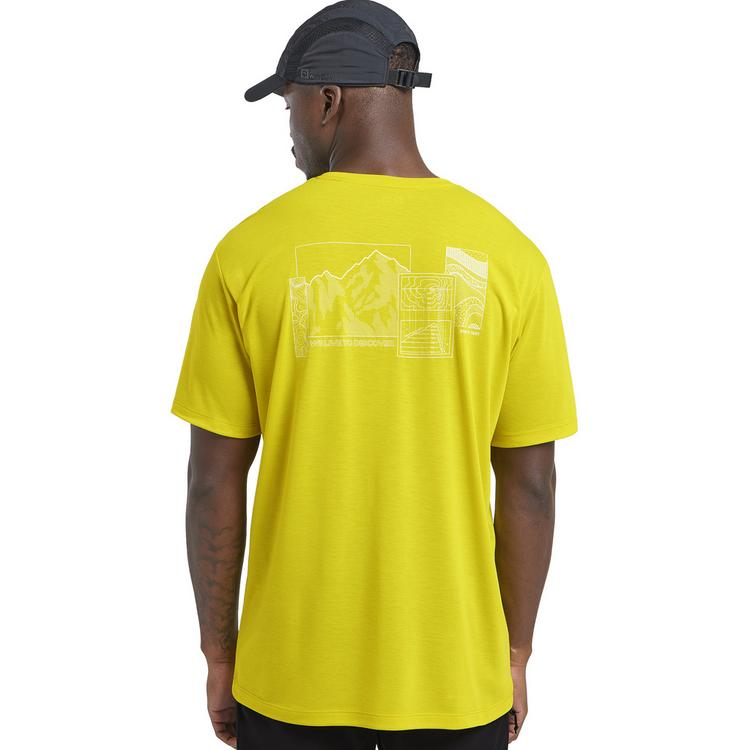 Jack Wolfskin Jack Wolfskin VONNAN GRAPHIC T M Funktionsshirt Herren - EXPLORE chartreuse - 1 | SportScheck