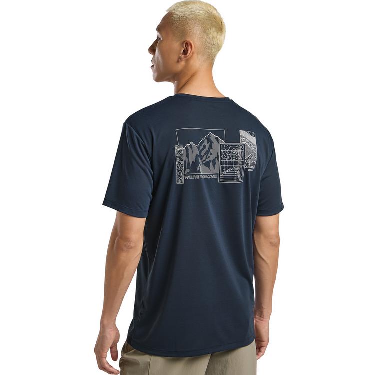 Jack Wolfskin Jack Wolfskin VONNAN GRAPHIC T M Funktionsshirt Herren - EXPLORE midnight sky - 1 | SportScheck