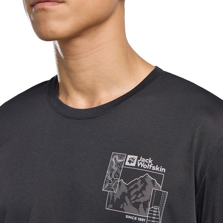 Jack Wolfskin Jack Wolfskin VONNAN GRAPHIC T M Funktionsshirt Herren - EXPLORE phantom - 2 | SportScheck