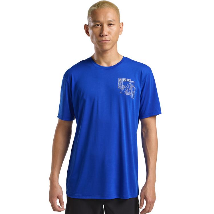 Jack Wolfskin Jack Wolfskin VONNAN GRAPHIC T M Funktionsshirt Herren - EXPLORE vibrant blue - 0 | SportScheck