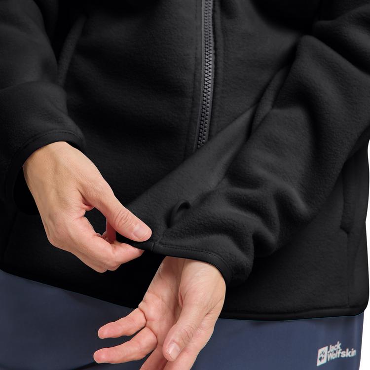 Jack Wolfskin Jack Wolfskin MOONRISE FZ W Fleecejacke Damen - black - 3 | SportScheck