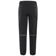 Rückansicht von Jack Wolfskin TURBULENCE PANTS K Funktionshose Kinder black