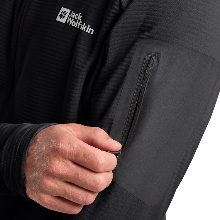 Jack Wolfskin Jack Wolfskin PRELIGHT FZ M Fleecejacke Herren - black - 3 | SportScheck