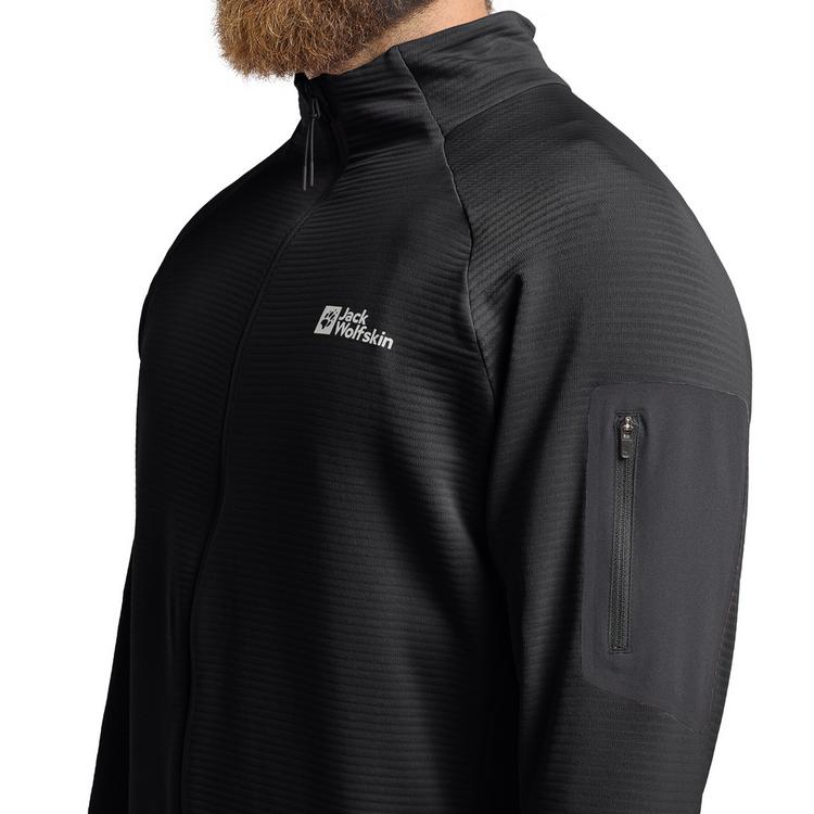 Jack Wolfskin Jack Wolfskin PRELIGHT FZ M Fleecejacke Herren - black - 4 | SportScheck