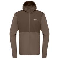 Jack Wolfskin PRELIGHT TRAIL HOODY M Fleecejacke Herren - cold coffee