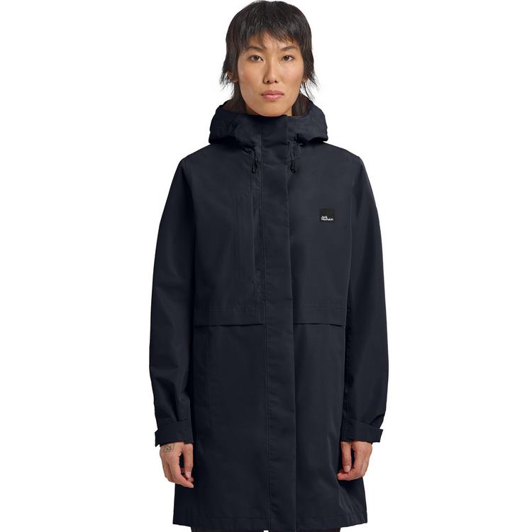 Jack Wolfskin Jack Wolfskin TERRAVIEW 2L&nbsp; COAT&nbsp;W Funktionsmantel Damen - dark navy - 0 | SportScheck