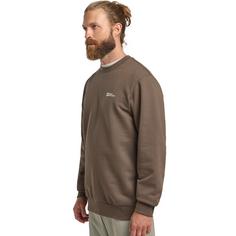 Rückansicht von Jack Wolfskin ESSENTIAL CREWNECK M Sweatshirt Herren cold coffee