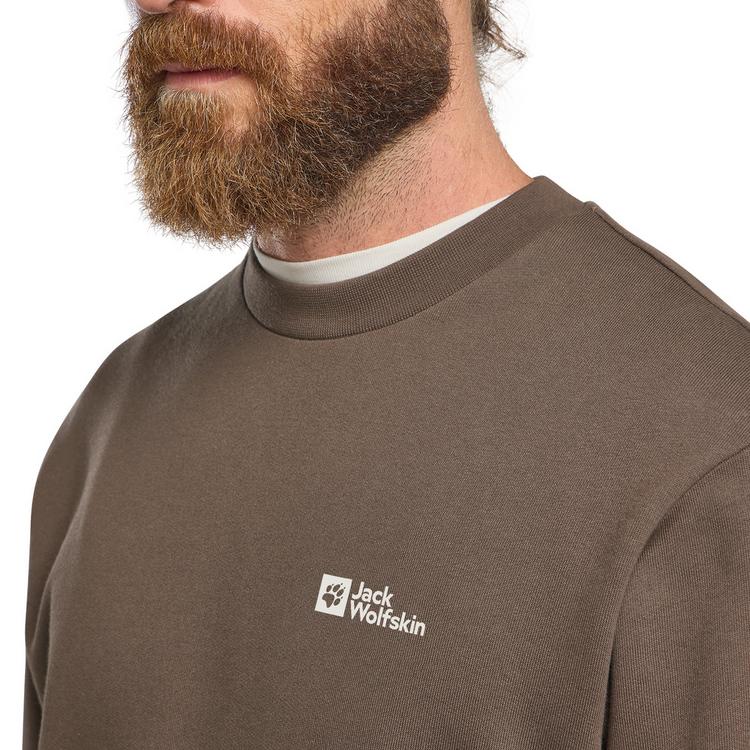 Jack Wolfskin Jack Wolfskin ESSENTIAL CREWNECK M Sweatshirt Herren - cold coffee - 3 | SportScheck