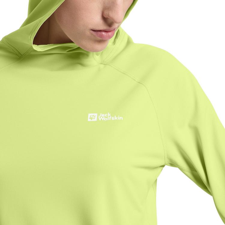 Jack Wolfskin Jack Wolfskin PRELIGHT SWIFT HOODY W Funktionsshirt Damen - cool matcha - 3 | SportScheck