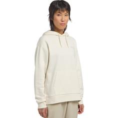 Rückansicht von Jack Wolfskin ESSENTIAL HOODIE W Funktionsshirt Damen cotton white