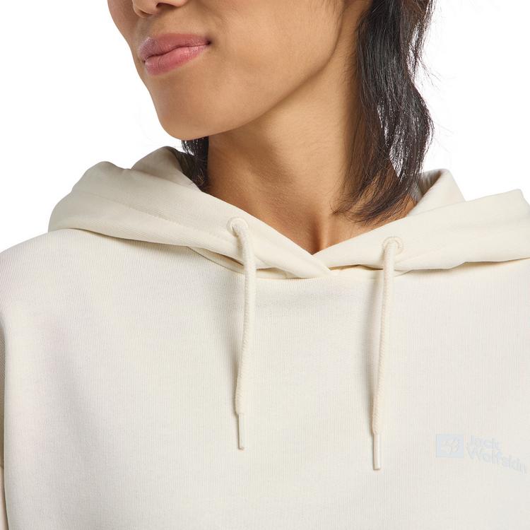 Jack Wolfskin Jack Wolfskin ESSENTIAL HOODIE W Funktionsshirt Damen - cotton white - 3 | SportScheck