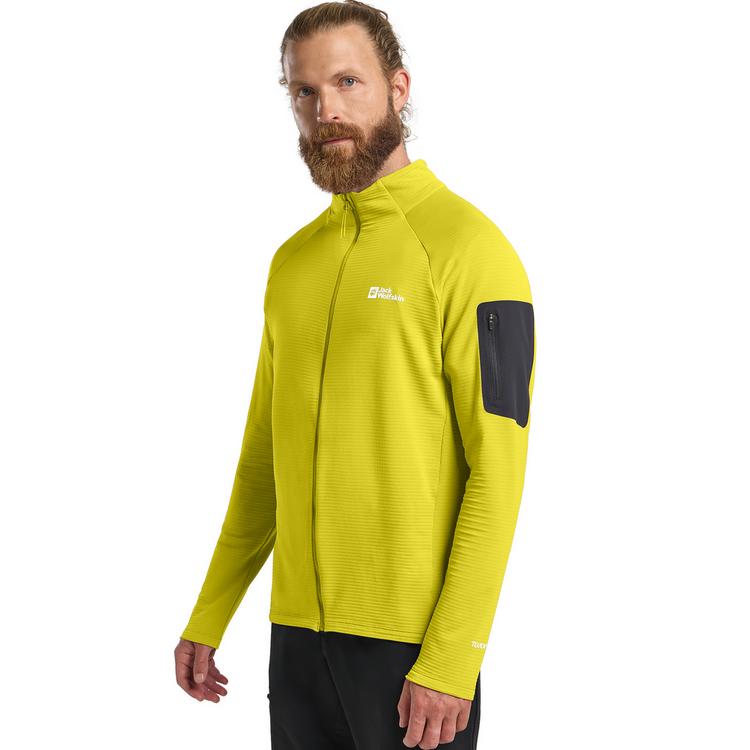 Jack Wolfskin Jack Wolfskin PRELIGHT FZ M Fleecejacke Herren - chartreuse - 0 | SportScheck