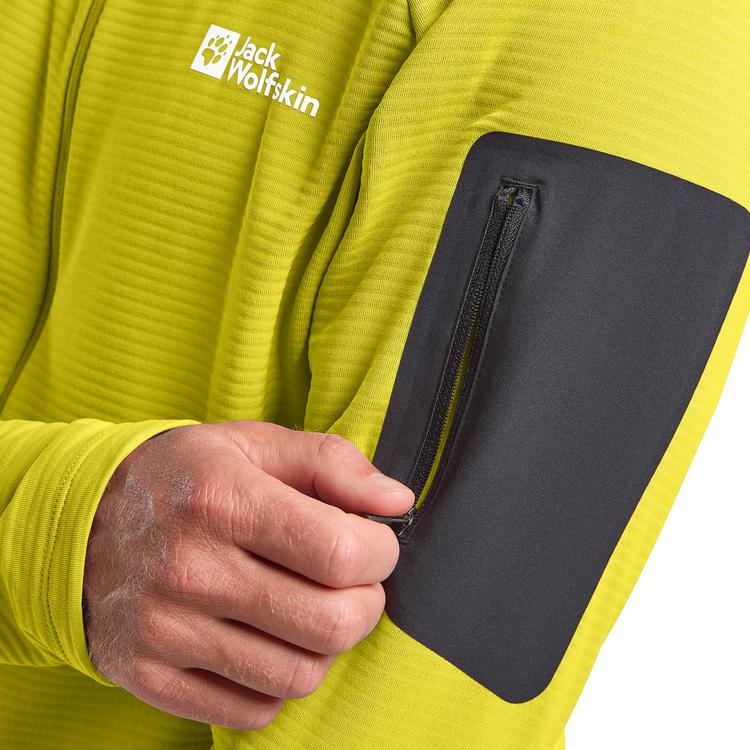 Jack Wolfskin Jack Wolfskin PRELIGHT FZ M Fleecejacke Herren - chartreuse - 3 | SportScheck