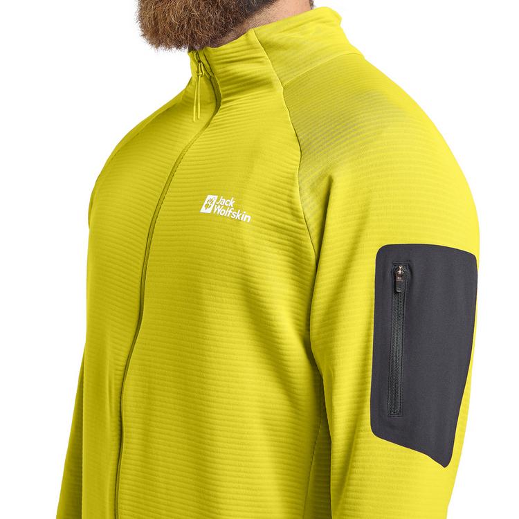 Jack Wolfskin Jack Wolfskin PRELIGHT FZ M Fleecejacke Herren - chartreuse - 4 | SportScheck