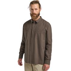 Rückansicht von Jack Wolfskin TARANGO LS SHIRT M Funktionsshirt Herren cold coffee