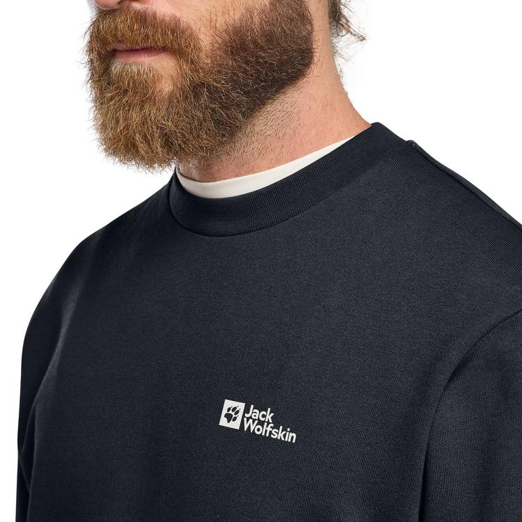 Jack Wolfskin Jack Wolfskin ESSENTIAL CREWNECK M Sweatshirt Herren - dark navy - 3 | SportScheck