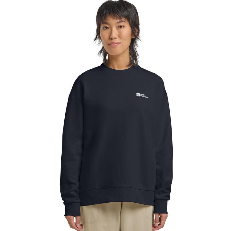 Jack Wolfskin Jack Wolfskin ESSENTIAL CREWNECK W Sweatshirt Damen - dark navy - 0 | SportScheck
