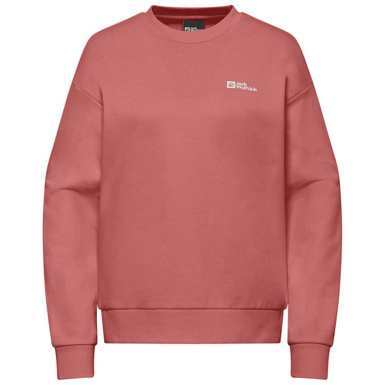 Jack Wolfskin Jack Wolfskin ESSENTIAL CREWNECK W Sweatshirt Damen - mineral red - 0 | SportScheck
