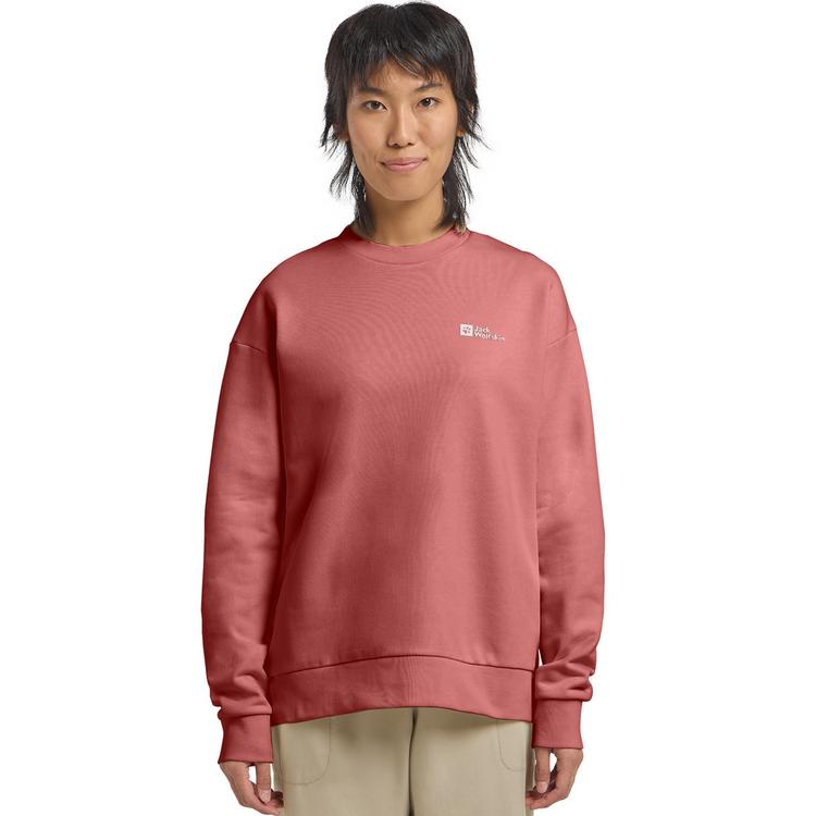 Jack Wolfskin Jack Wolfskin ESSENTIAL CREWNECK W Sweatshirt Damen - mineral red - 0 | SportScheck