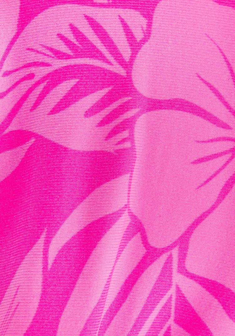 VENICE BEACH VENICE BEACH B&uuml;gel-Bandeau-Bikini-Top Bikini Oberteil Damen - pink bedruckt - 1 | SportScheck