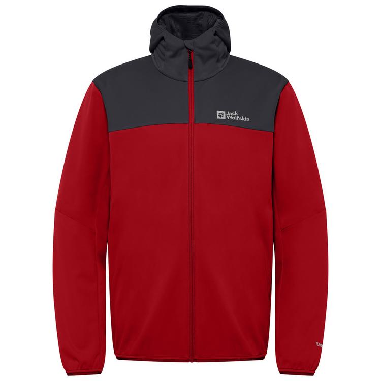 Jack Wolfskin Jack Wolfskin FELDBERG HOODY M Softshelljacke Herren - adrenaline red - 0 | SportScheck